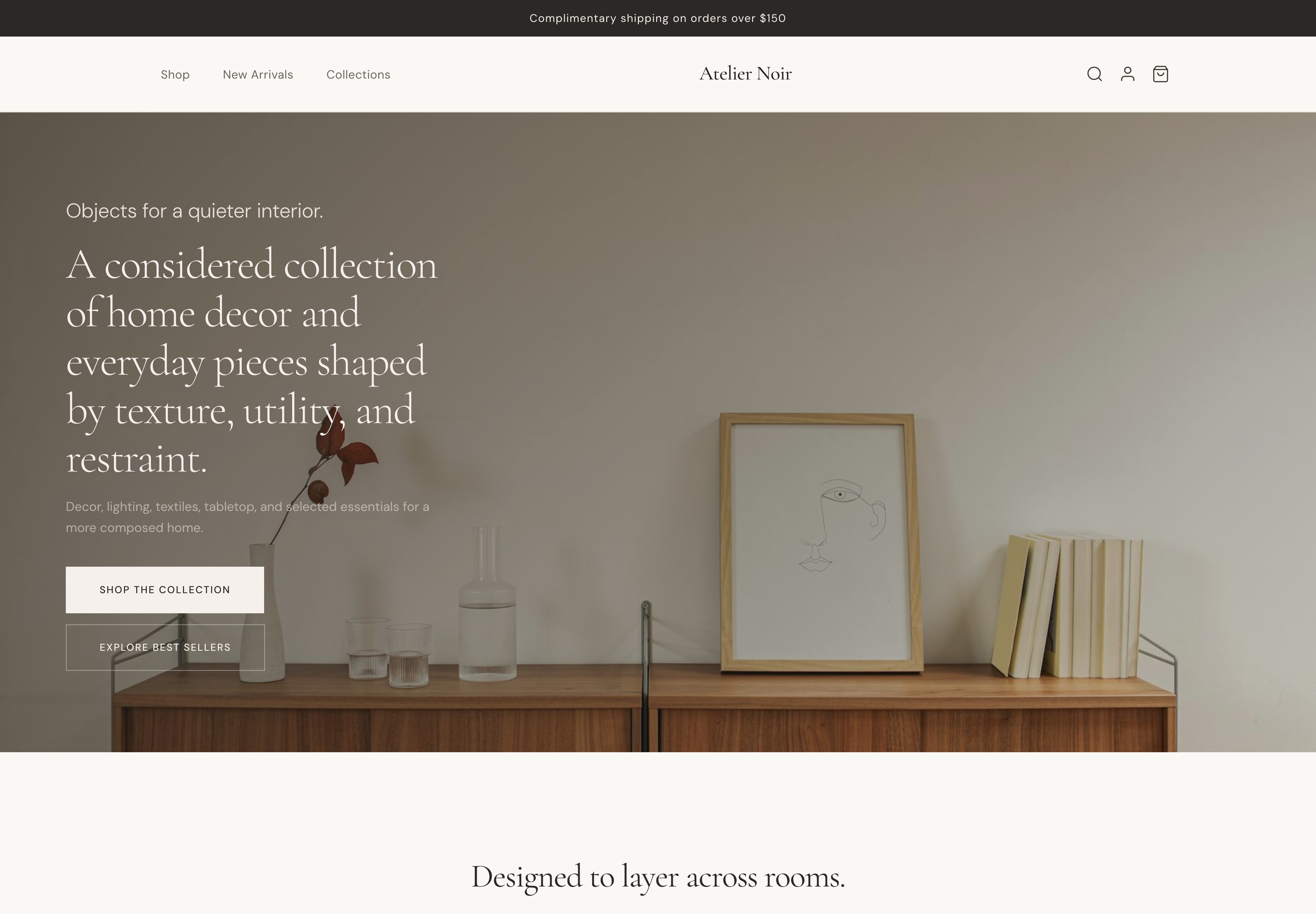 Atelier Noir — Premium Design Studio